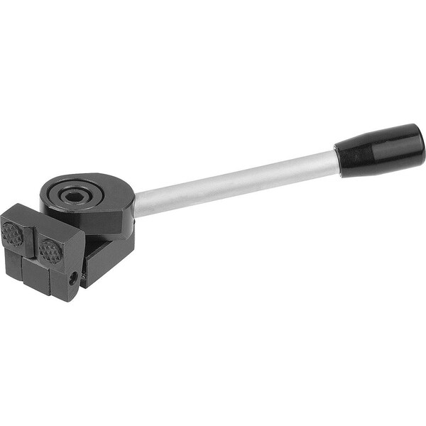 Side Clamp Left A=38, 5 25X24, Form:C Steel